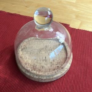 Display Cloche With Cork Base.